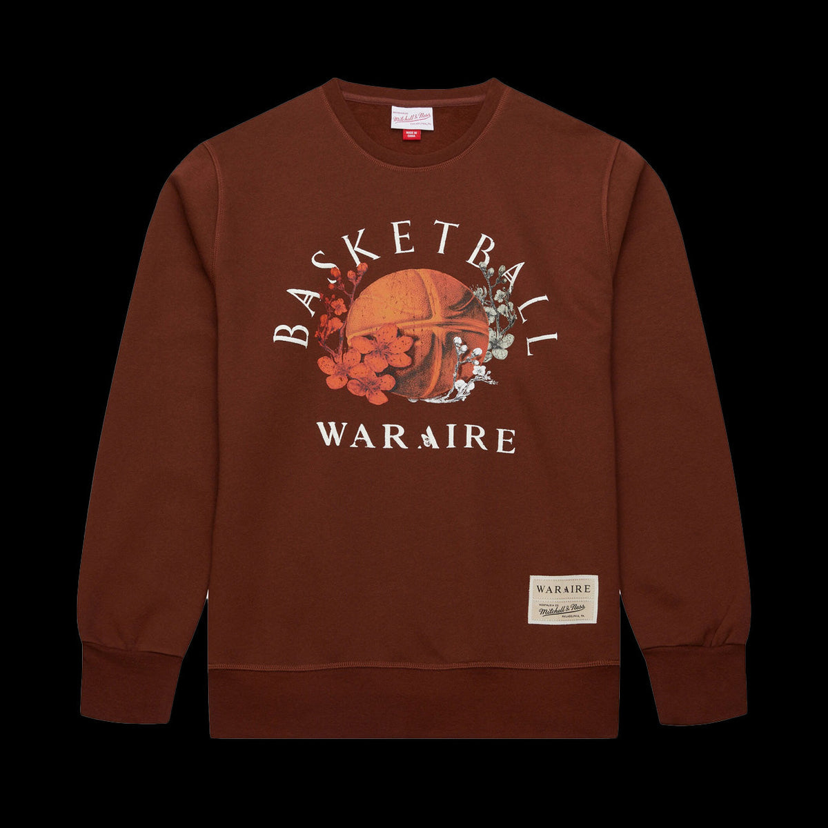 Mitchell & Ness x Waraire Crewneck (Brown)