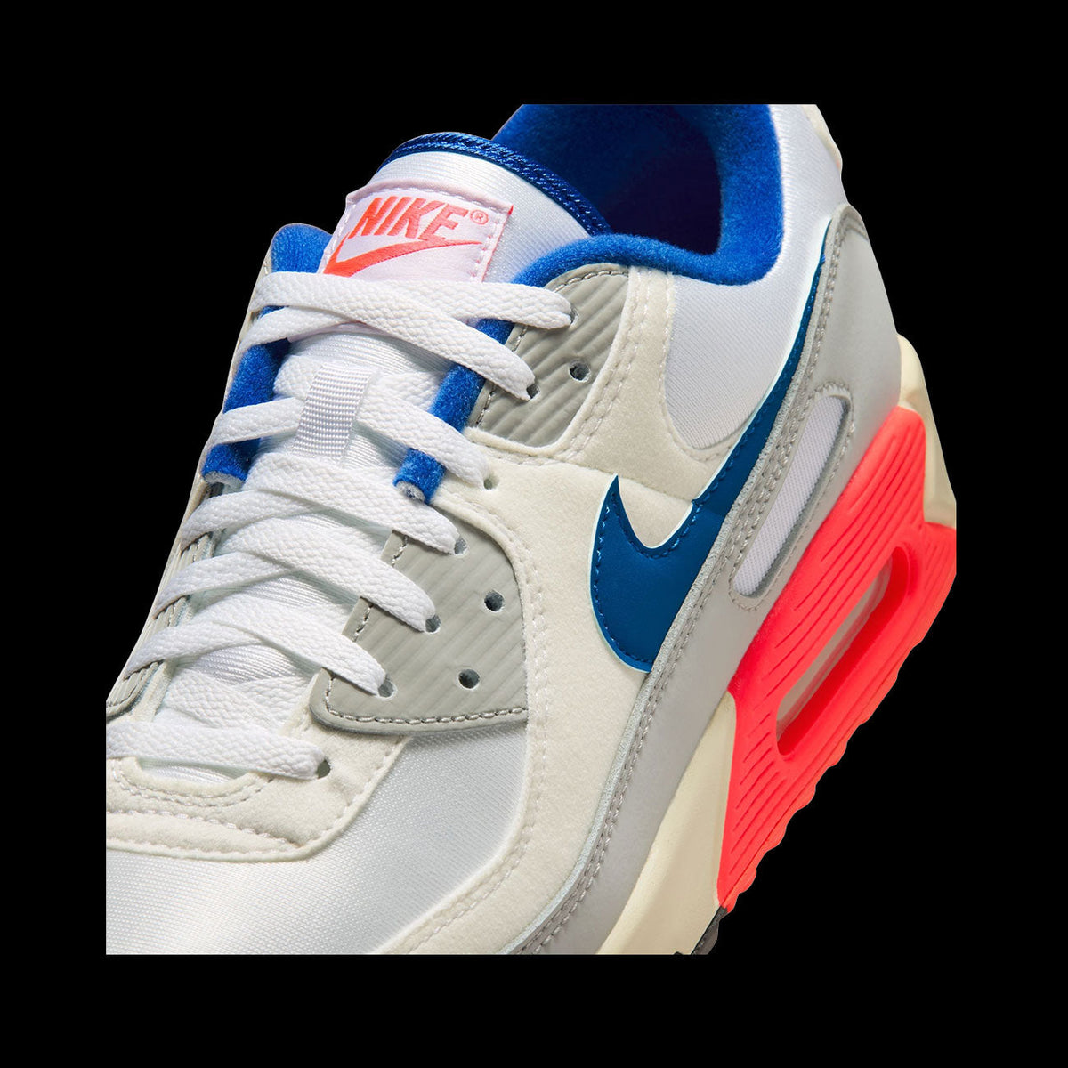 Nike Air Max 90 (Lt Base Grey/Sport Royal-Coconut Milk)
