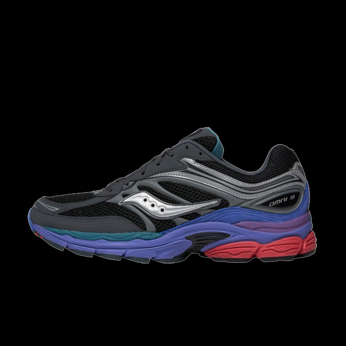 Saucony Progrid Omni 9 (Black/Multi Color)