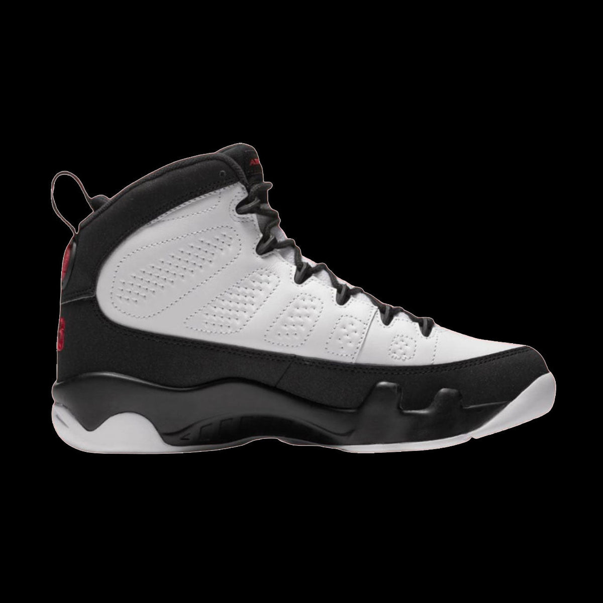 Air Jordan 9 Retro (White/True Red-Black)