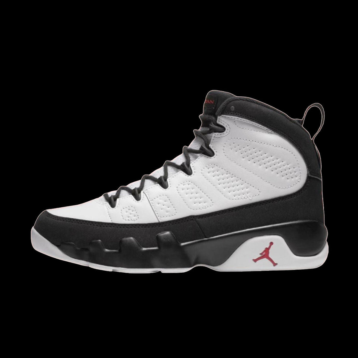 Air Jordan 9 Retro (White/True Red-Black)