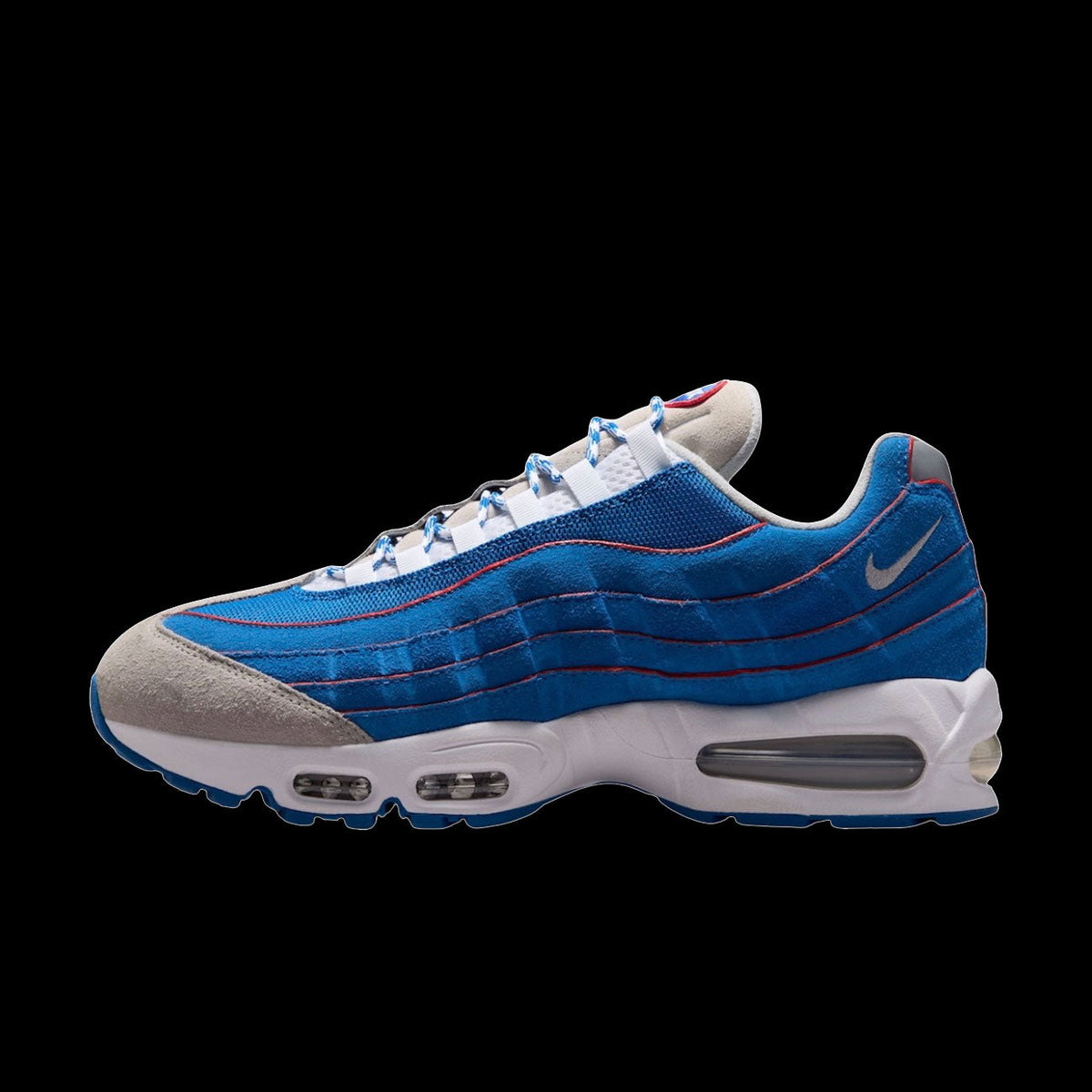 Nike Air Max 95 Big Bubble (Blue Sapphire/Metallic Silver-White)