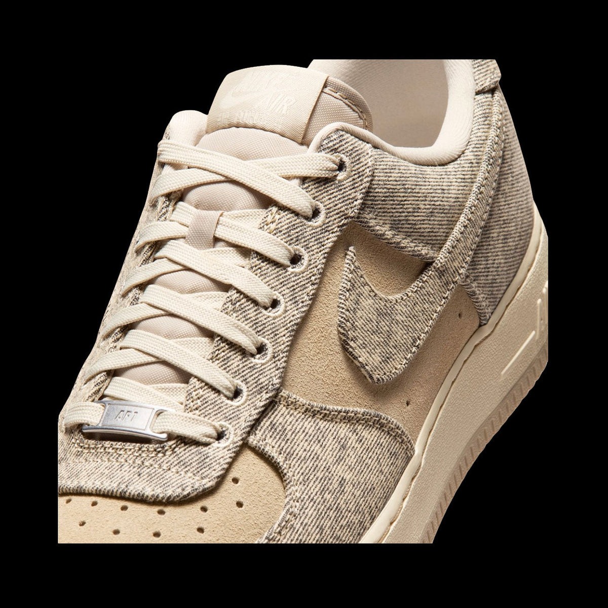 Nike Air Force 1 '07 LV8 "Denim" (Desert Khaki/Desert Khaki-Lt Khaki)
