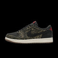 Air Jordan 1 Retro 1 Low OG LS (Black/Varsity Red-Summit White)