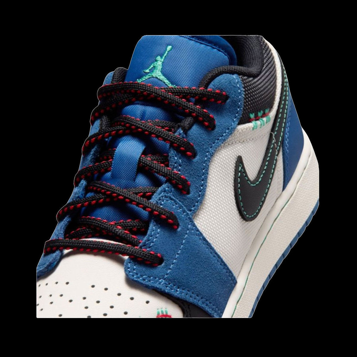Air Jordan 1 Low SE (GS)(True Blue/Black-University Red)