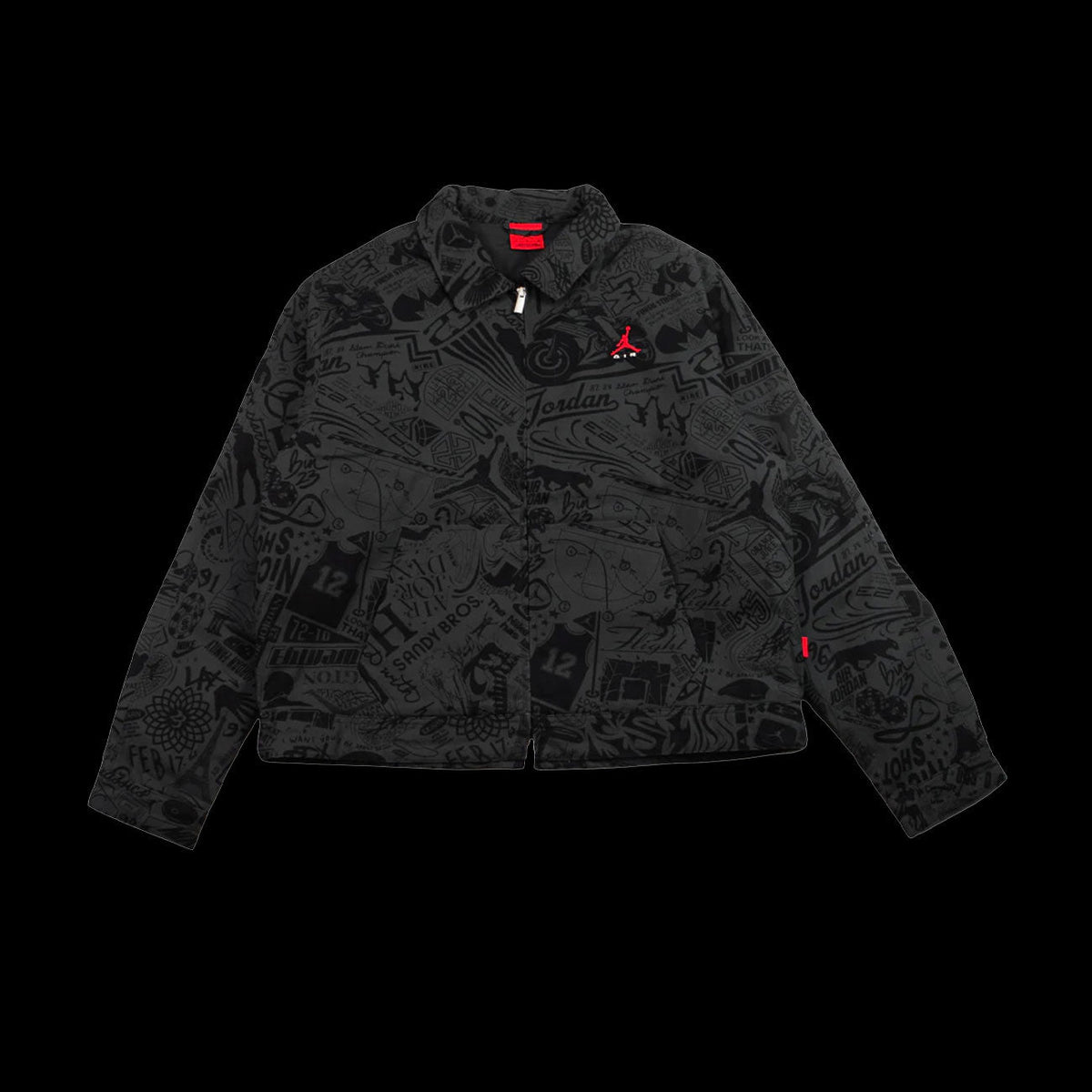 Air Jordan Brooklyn Chore Jacket (Black/University Red)