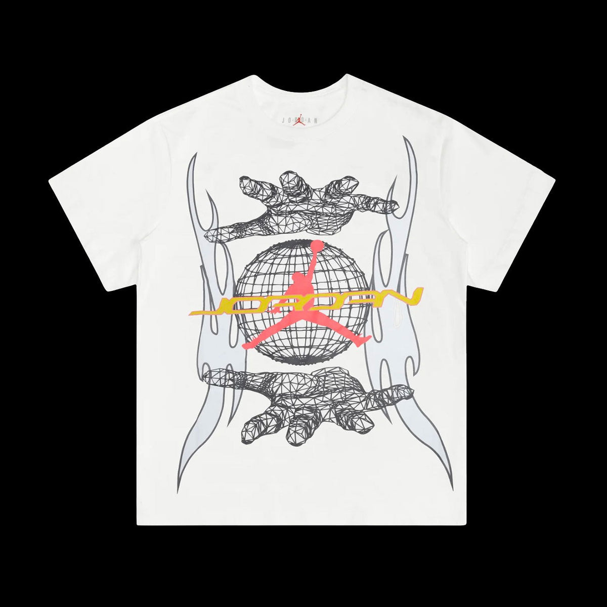 Air Jordan MJ Hands T-Shirt (White/Infrared 23)