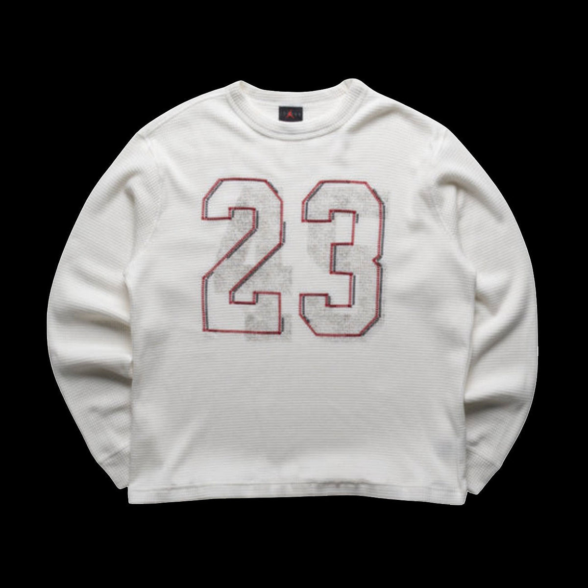 Air Jordan Long Sleeve Thermal (Sail/Sail/Dark Team Red)