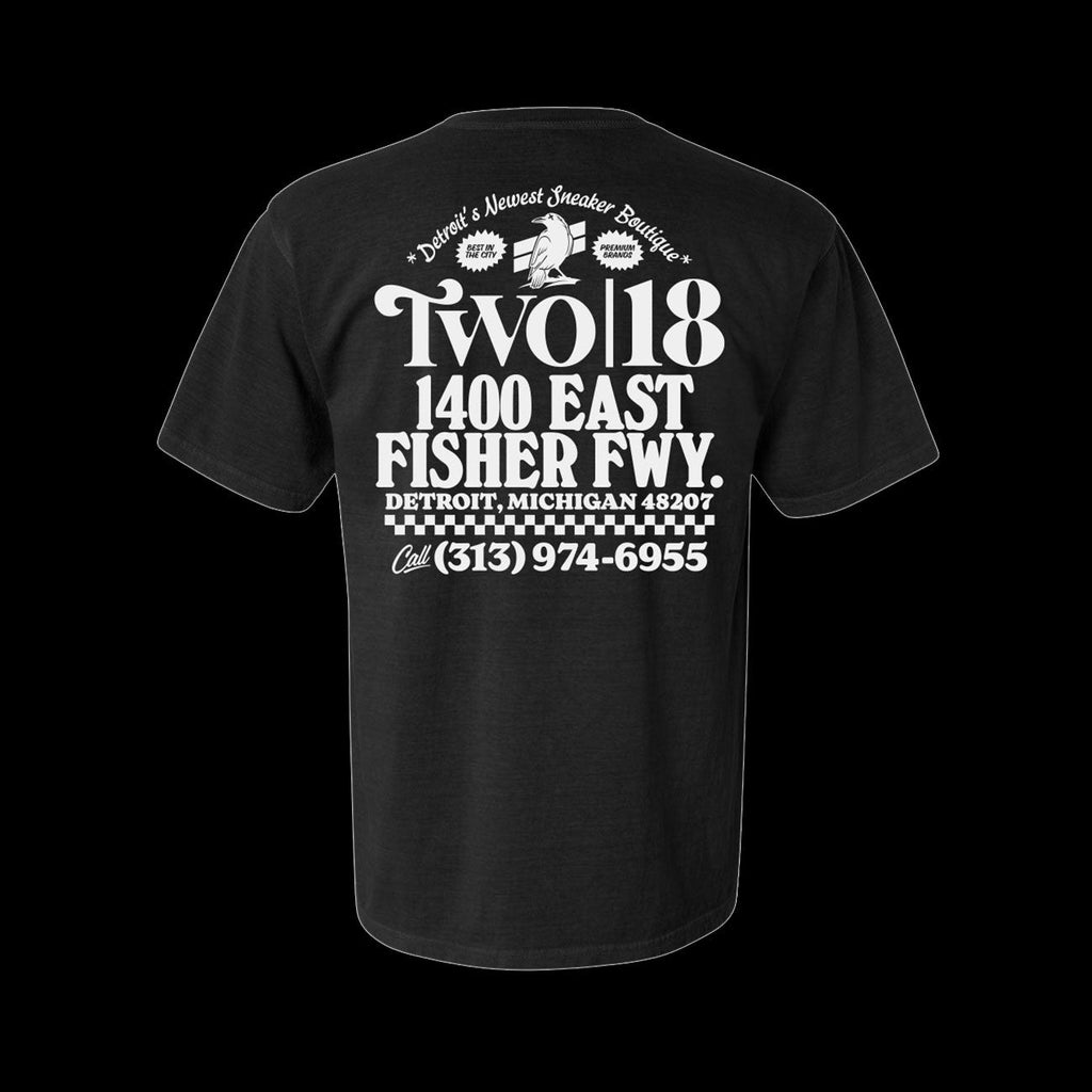 Two18 Small License Pocket Tee (Black)