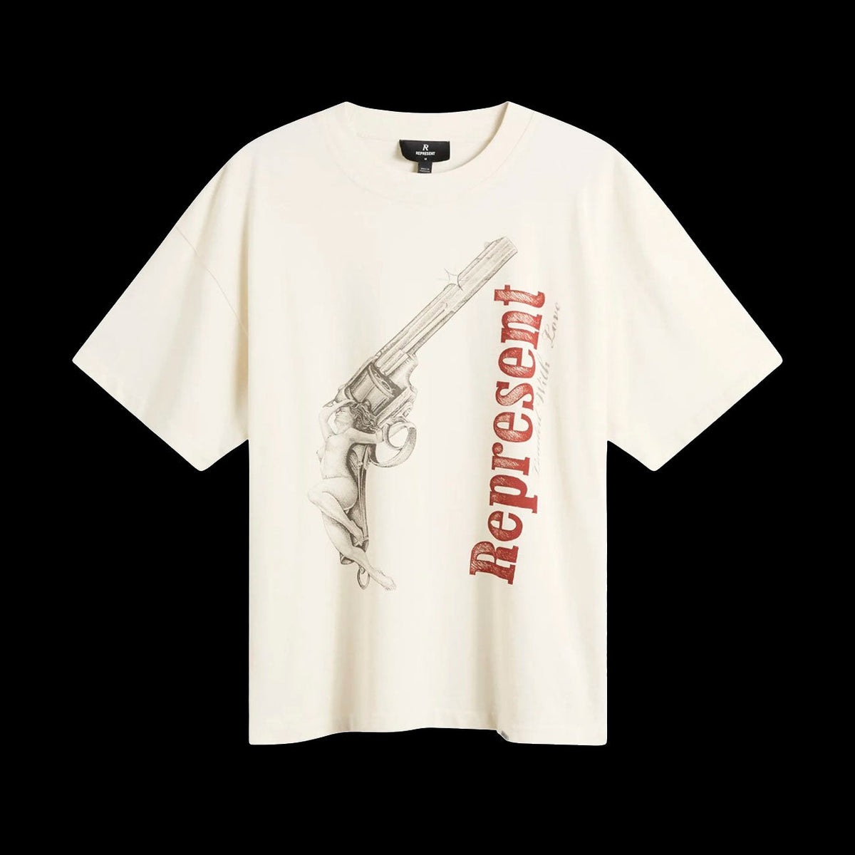 Represent Loaded With Love T-Shirt (Buttercream)