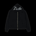 Patta Embro Classic Zip-Up Hoodie (Black)