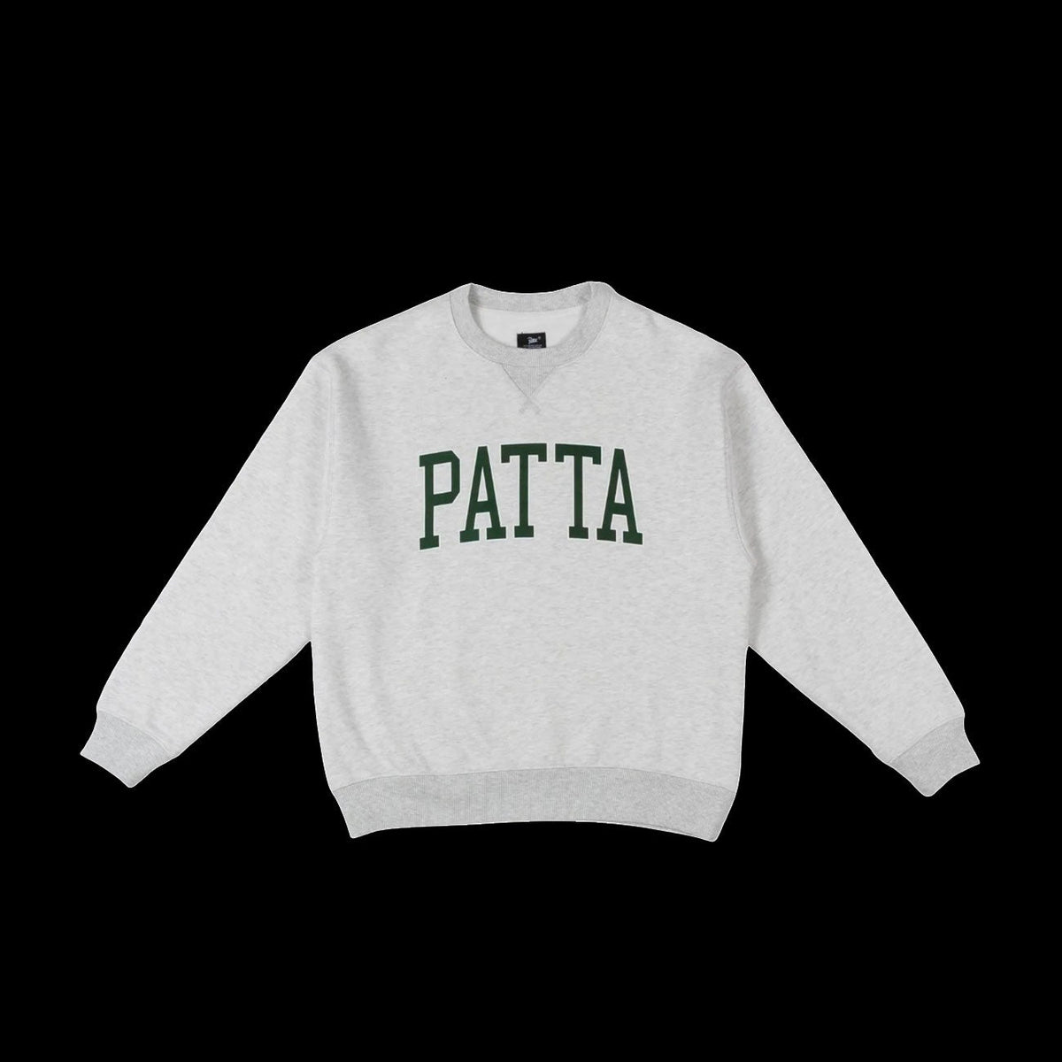 Patta Arc Logo Crewneck Sweatshirt (Light Melange Grey)