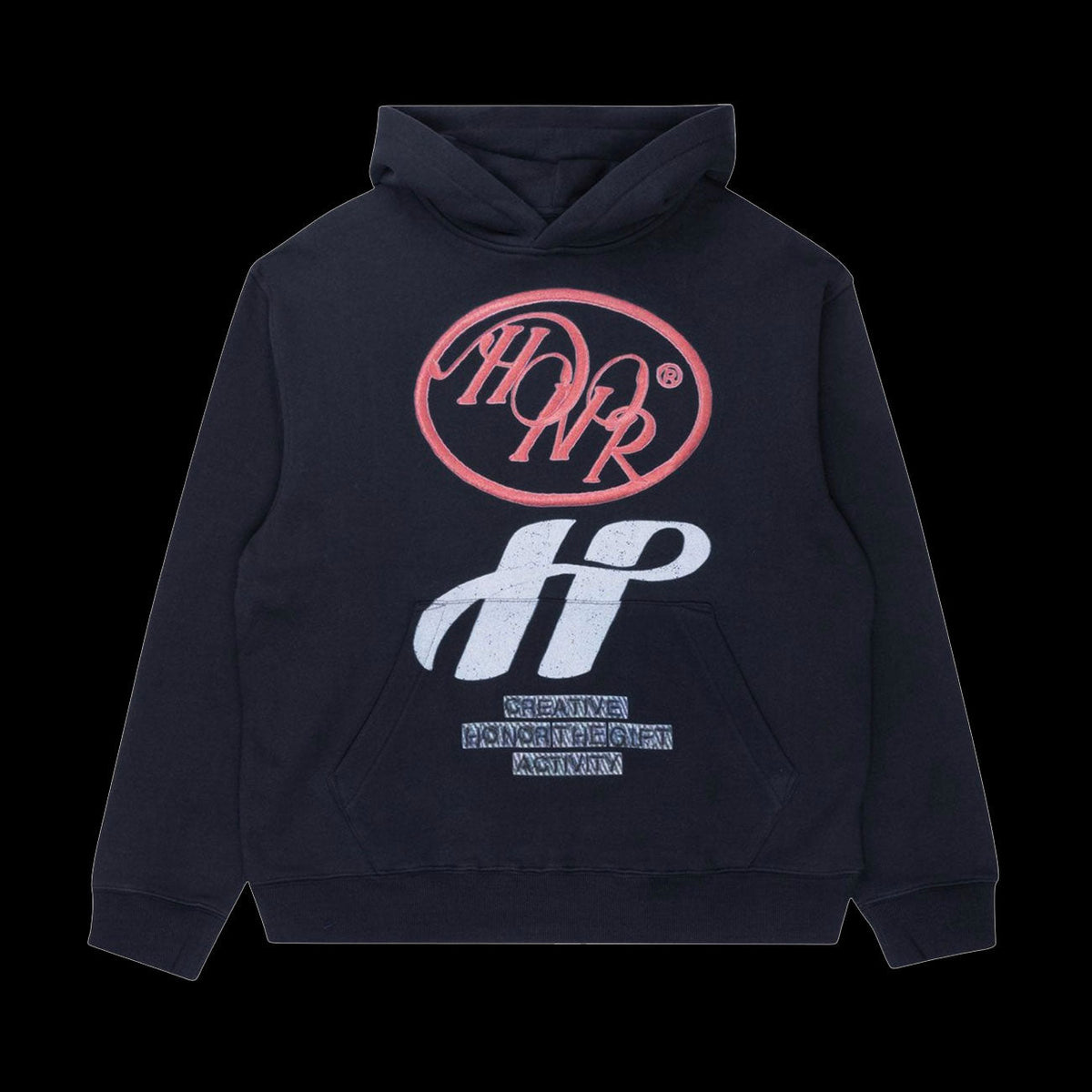 Honor The Gift Pop Art Hoodie (Black)