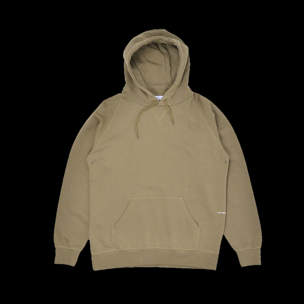Pop Trading Company Logo Hooded Sweatshirt (Olivine)