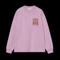 Carhartt WIp Emerge T-Shirt Long Sleeve (Gentle Purple Stone Washed)