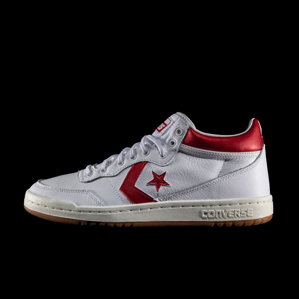 Converse Fastbreak (White/Red Metallic)