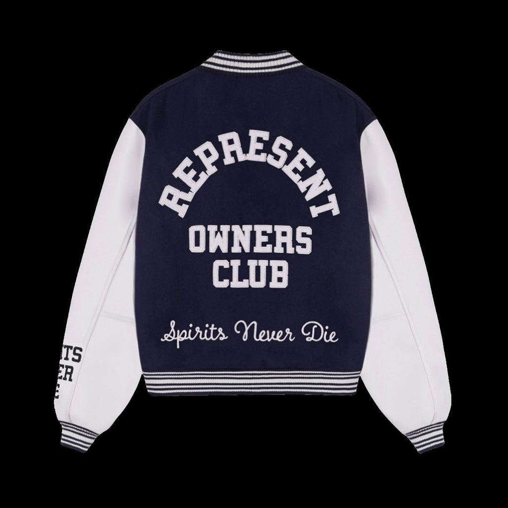 Represent Owners Club Varsity Jacket (Midnight Navy)