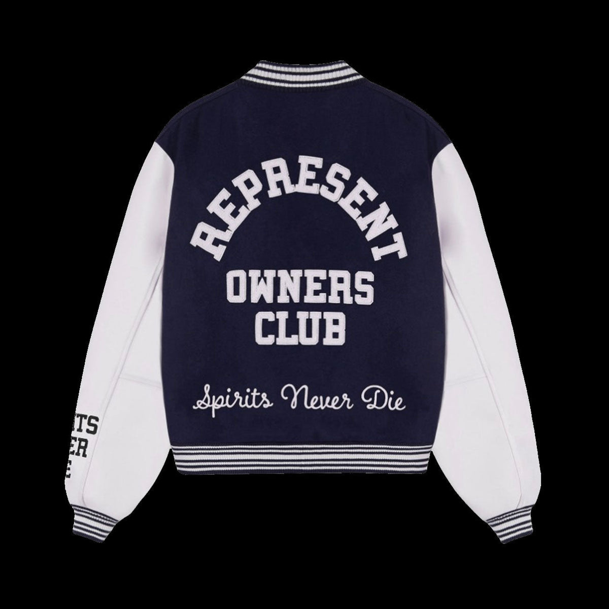 Represent Owners Club Varsity Jacket (Midnight Navy)