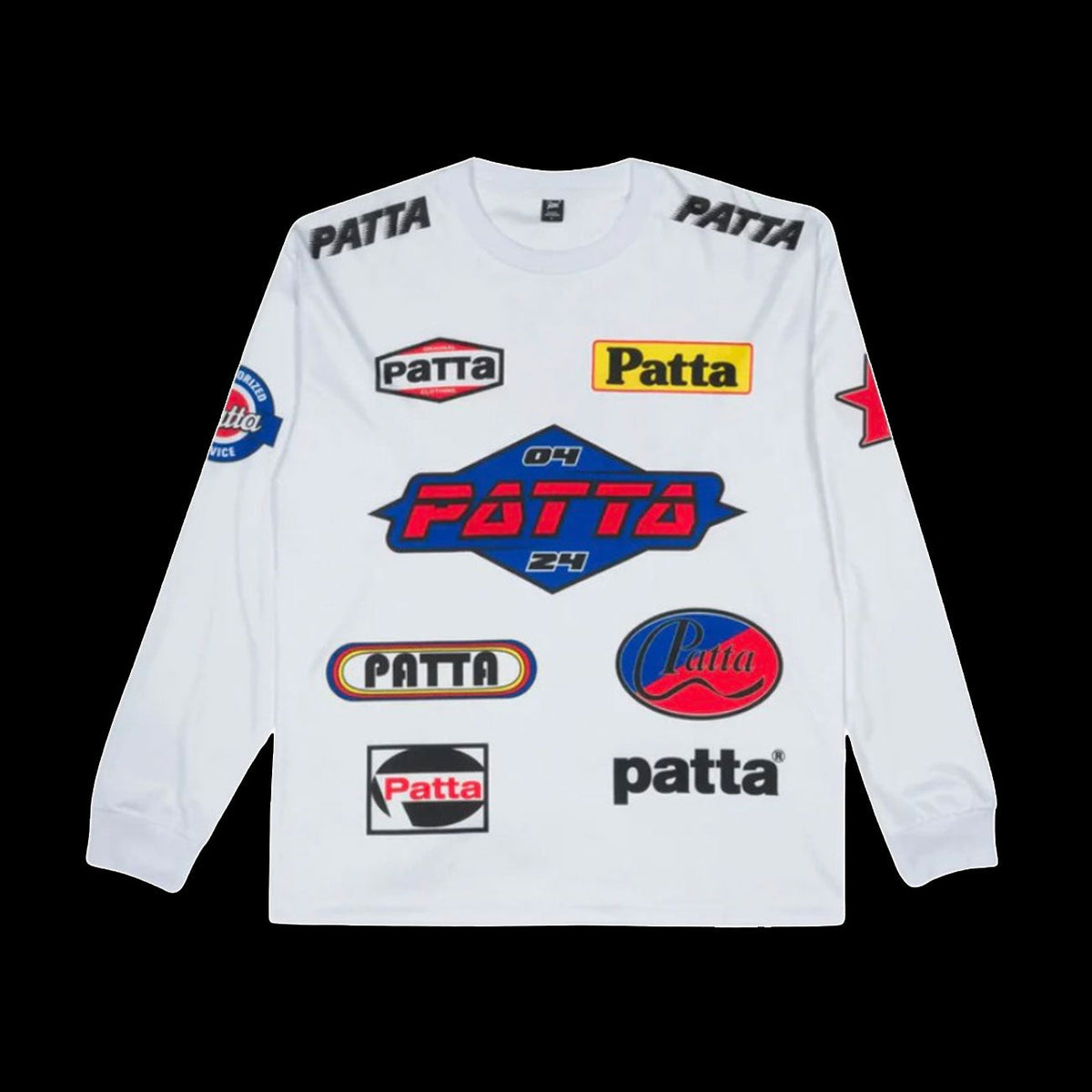 Patta Sponsor Jersey (White/Multi Color)