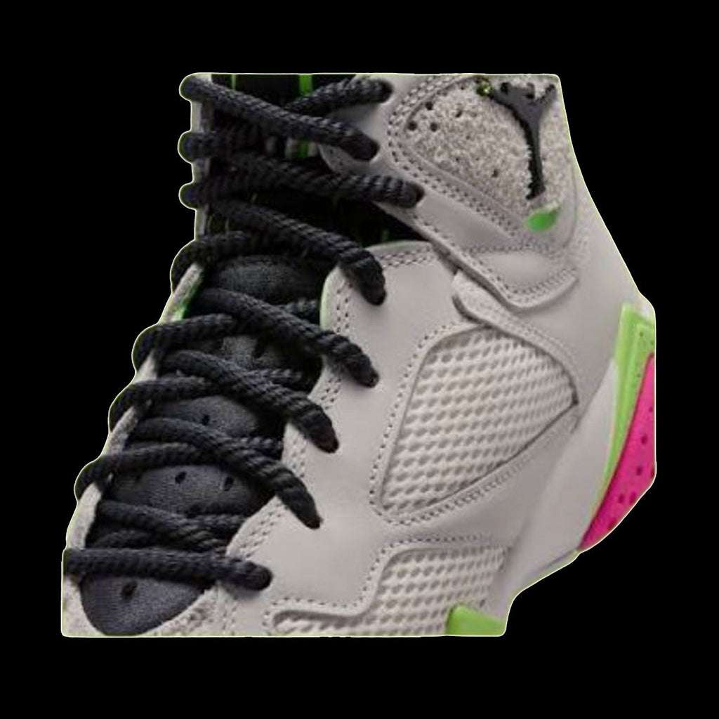 Air Jordan 7 Retro (GS) "Tennis Day" (Phantom/Anthracite-Lime Blast-Pink Blast)