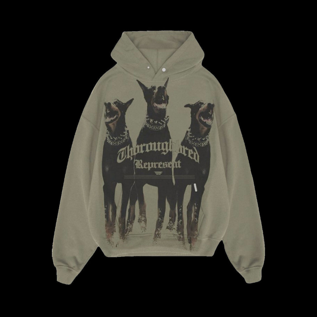 Represent Thoroughbred Hoodie (Khaki)