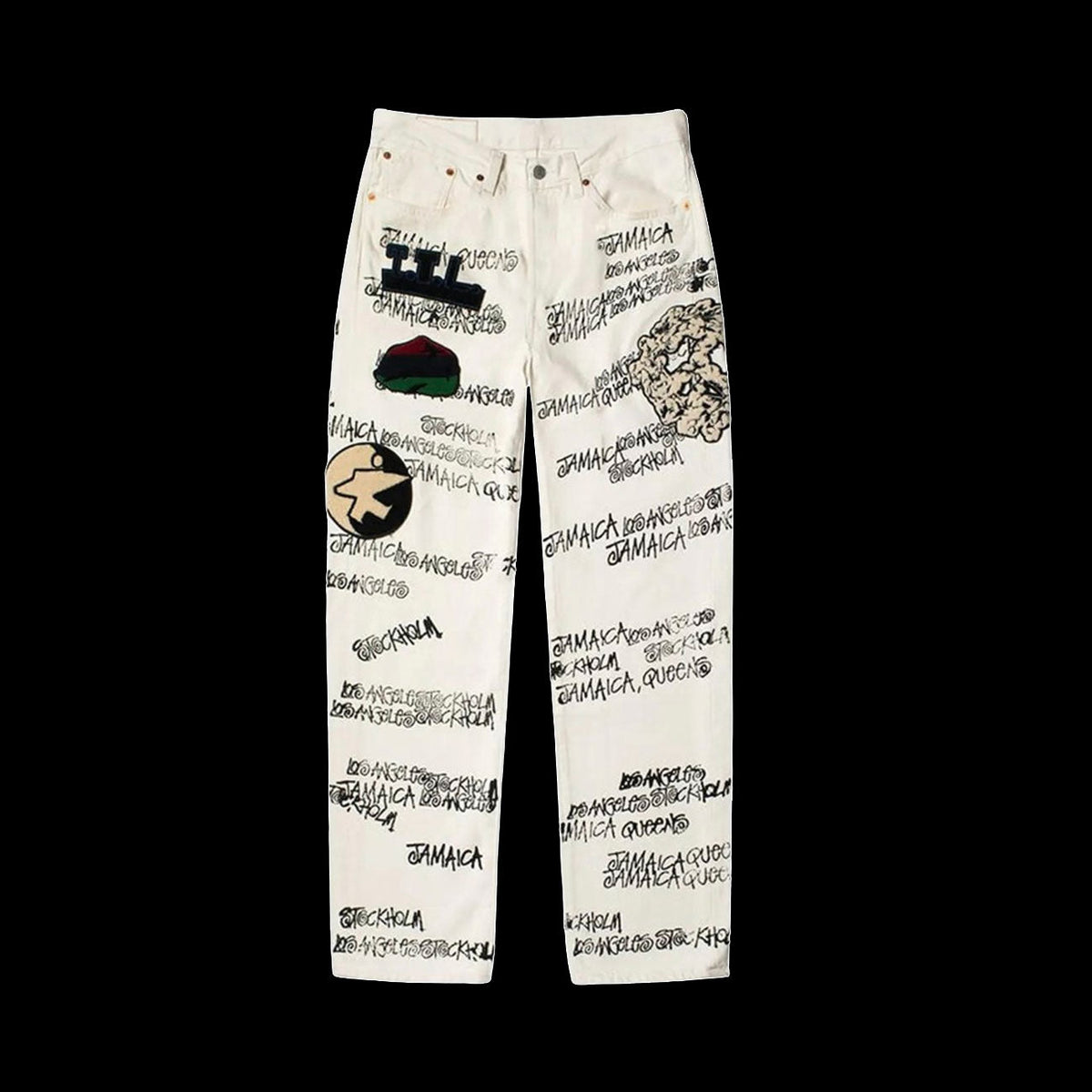 Denim Tears TTL 501 Jeans (White)