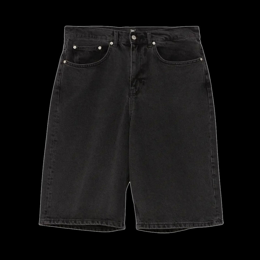 Patta Whisker Denim Shorts (Black)